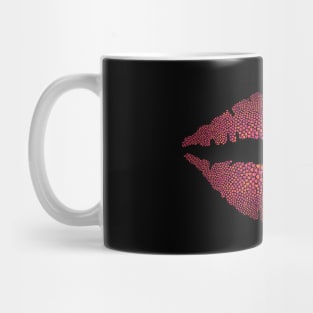 Purple Heart Lips Mug